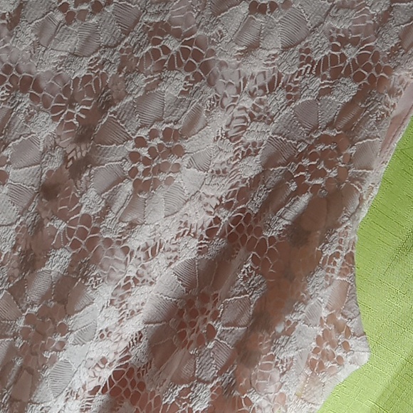 Light Pink dress lined. XXL plus size. Zippers in back - Picture 6 of 7